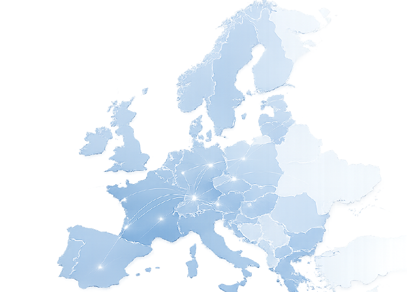 Carte de l’Europe Certifications IGP, AOP & STG en Europe